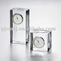 2015 reloj de escritorio de cristal de escritorio de oficina reloj Crystal Table / escritorio reloj glorioso para la decoración del hogar